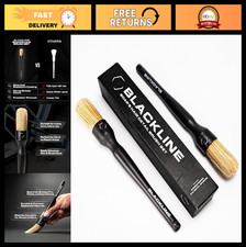 Luxury Boar Hair Detailing Brushes Set - Premium Auto Care for Interior  Exteri