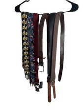 Men  s Belts And Suspenders Of Various Sizes Brands And Colors