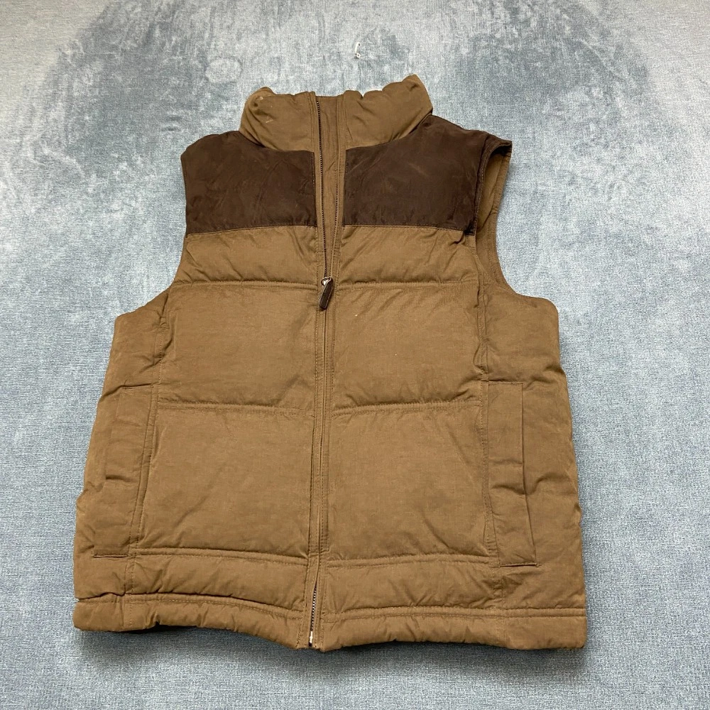 Roundtree & Yorke Puffer Vest Men Small Brown Quilted Full Zip Outdoor Mock Neck
Opens in a new wind