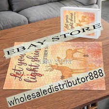 500 piece jigsaw puzzle Let Your Light Shine Deer Scripture christian encouragem