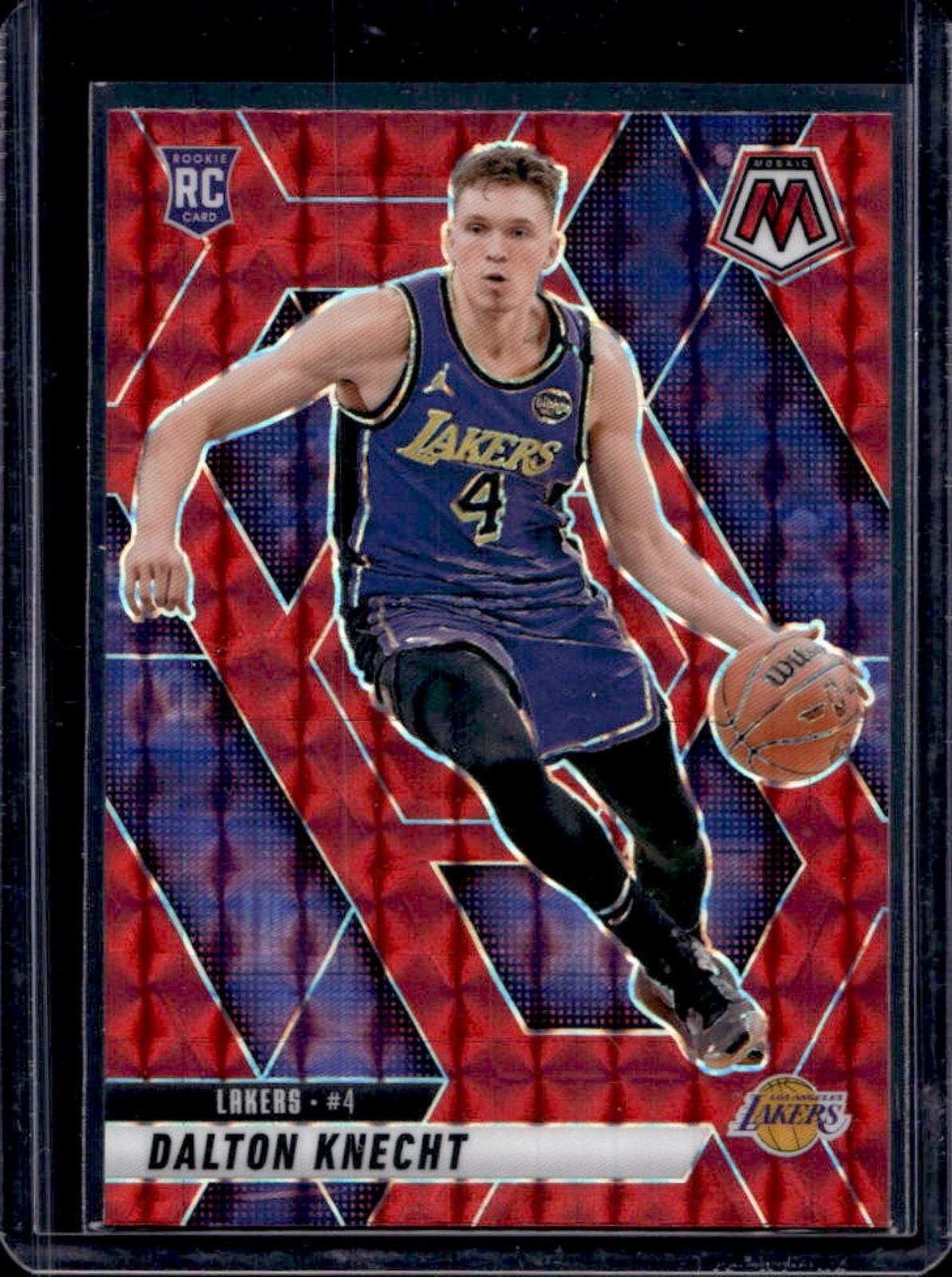 2024-25 Mosaic Dalton Knecht RC Red Rookie #238 Lakers
