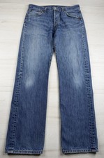 Vtg Levis 501xx Jeans Straight Button Fly Blue Faded Denim 2000s Y2K Mens 33x34