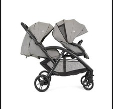Joie Evalite Duo Stroller Grey Pebble Double Pushchair
