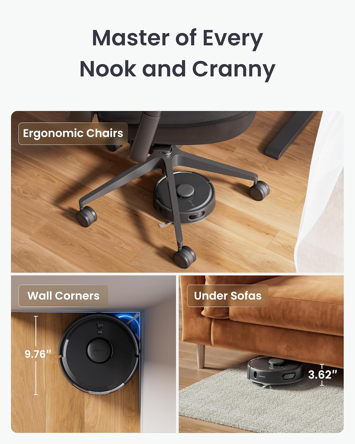 Switchbot K11+ Robot Vacuum & Mop with Matter, 6000Pa Suction, 90-Day Hands-Free - second product detail image