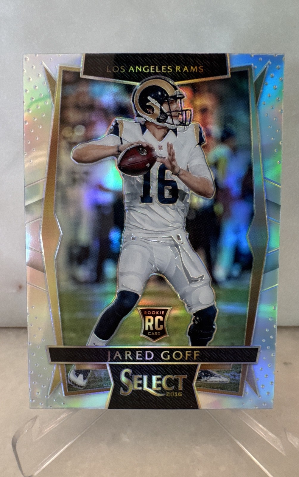 2016 Panini Select - Concourse Jared Goff #63 Silver Prizm (RC)