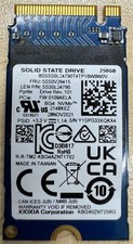 Kioxia Toshiba 256GB M.2 NVMe PCIe SSD KBG40ZNT256G 01FR901 Tested Working