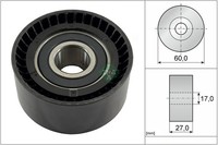 NEU - Schaeffler INA 532074710 Umlenk-/FüHrungsrolle, Zahnriemen FüR Polestar