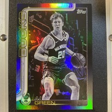 2025 Topps Basketball Target Exclusive AJ Green #57 Blackout Bucks