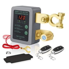 Remote Battery Disconnect Switch DC 12V 240A Anti-Theft Car Kill Switch