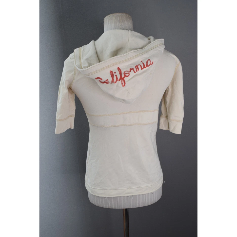 Camiseta Hollister California Baby Doll manga corta pequeña Y2K cordón SS Foto 3 de 4