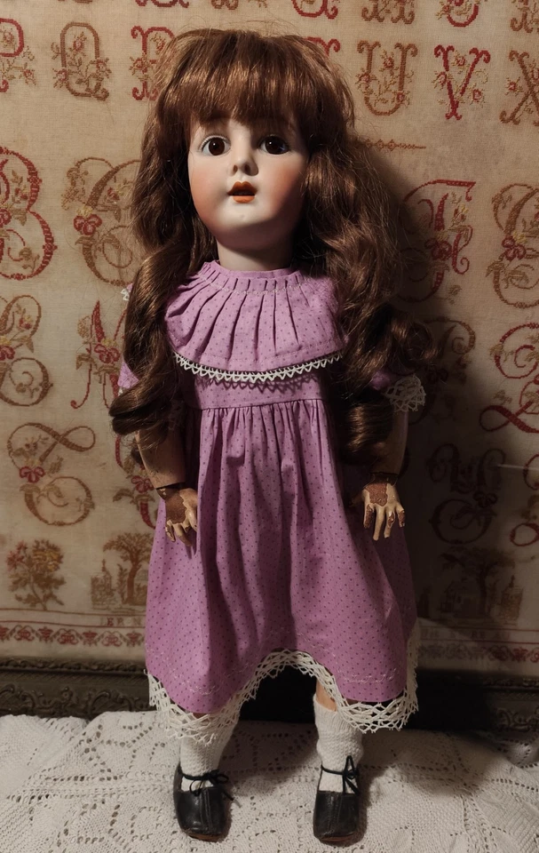 Adorable GEBRUDER KUHNLENZ 50 cm environ_porcelaine_NoJumeau - Photo 4/4