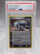 2006 POKEMON EX LEGEND MAKER ABSOL #15/92 REVERSE STAMPED HOLO FOIL PSA 8 SWIRL on eBay