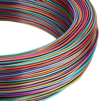 18 Gauge 307 Feet Multicolor Jewelry Craft Wire Gradient Color Aluminum Wire Ben