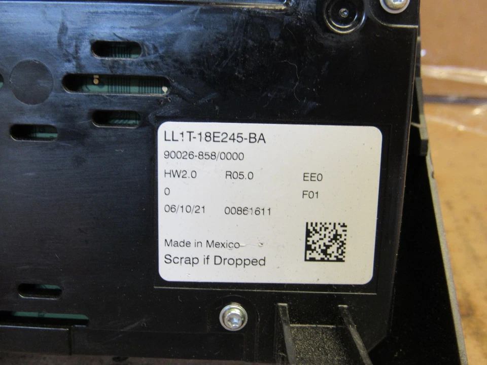 2020 2021 FORD EXPEDITION FRONT DASH RADIO CLIMATE CONTROL SWITCH PANEL OEM - Image 3 of 4