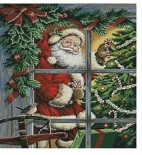 B9690 Diamond Painting Kits Christmas Santa Tree