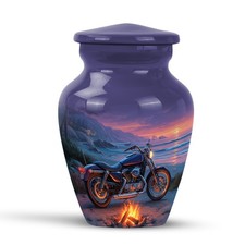 Motorcycle Urns Purple Urns Ashes Male Women Mom Dad Tribute 3"