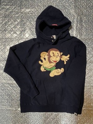 A Bathing Ape Rare Men Top Thing Sweatshirt Hoodie Limited Edition VHTF Popular