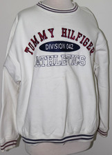 Vintage Men's Sweatshirt 1990's Tommy Hilfiger Division 042 Athletics Size Large