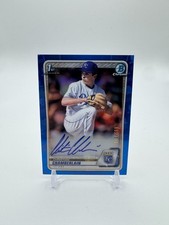 2020 Bowman Chrome 1st Christian Chamberlain Blue Refractor Auto /150 ROOKIE