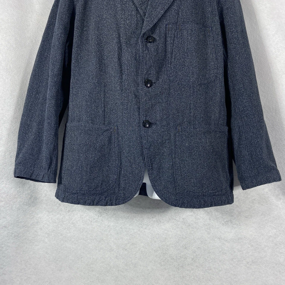 Chaqueta De Colección RRL Ralph Lauren Para Hombres L Azul Blazer Denim Blazer Funciona Calce Pequeño M Foto 3 de 4