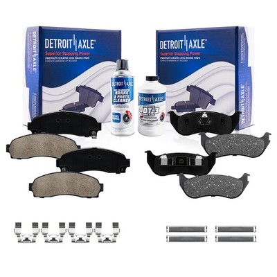 Front & Rear Brake Pads for 2002 2003 2004 2005 Ford Explorer