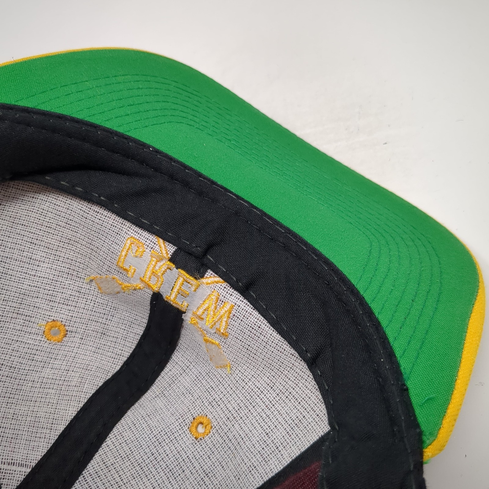 Crew Snapback Hat Multicolor One Size Embroidered… - image 8