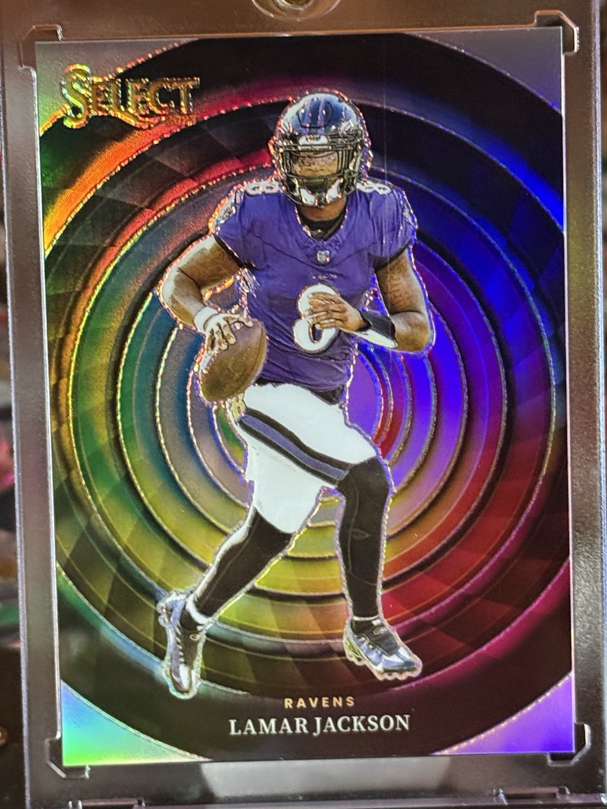 2023 PANINI SELECT #CW-LJ COLOR WHEEL *CASE HIT LAMAR JACKSON