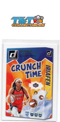Kiki Iriafen 2025 Donruss WNBA Crunch Time Press Proof #20 Mystics 30