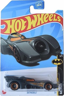 2022 Hot Wheels #103/250 ~ 3/5 Batman Batmobile ~ Gray ~ 1989 Batman Movie