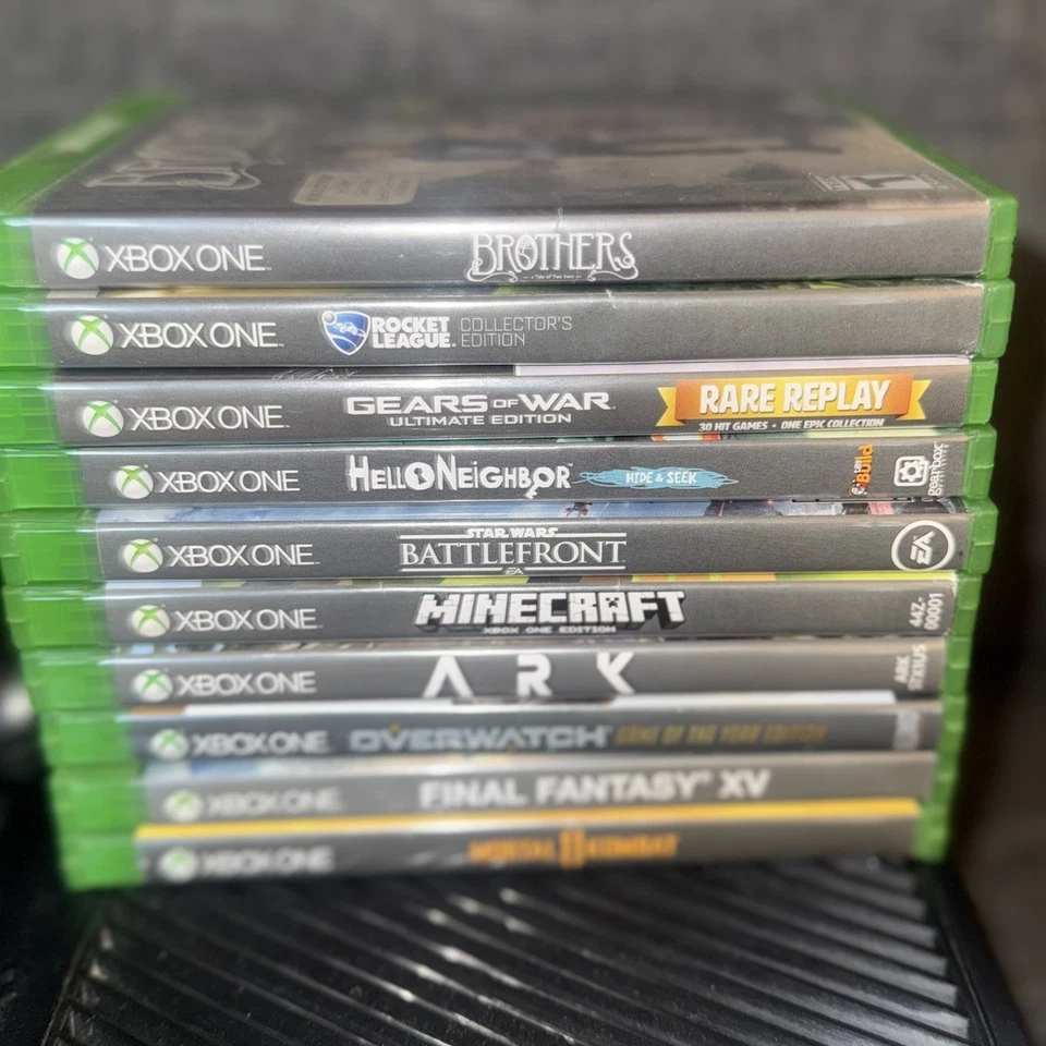 Paquete de consola Xbox One modelo 1540 1 TB con controlador (Stick Drift) y juegos Foto 3 de 4