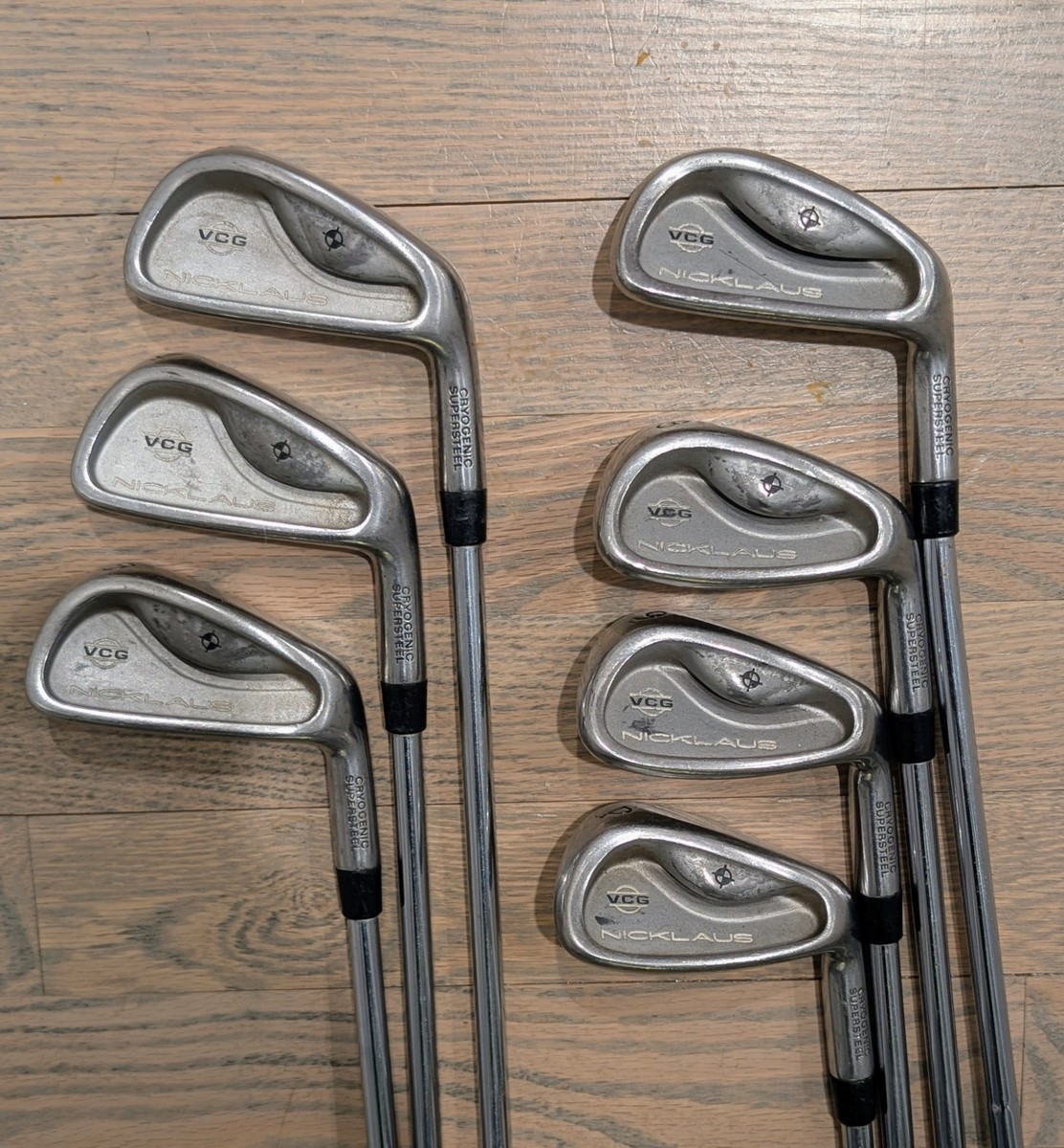 NICKLAUS商品 Nicklaus VCG Irons 3,4,5,6,8,9, PW (7 Clubs) Crankshaft