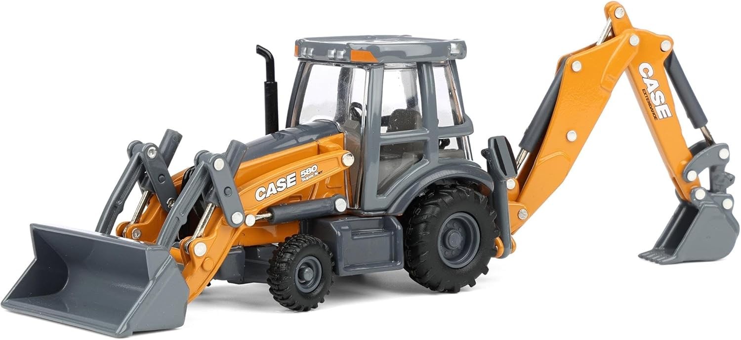 TOMY ERTL 1/50 Case 580 Super Backhoe Loader 14991