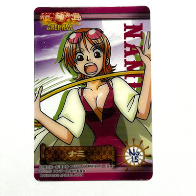S7805 INSANELY RARE Nami No.15 2005 One Piece Ice Card Wafer Bandai J27