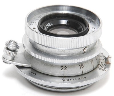 @ Leitz Leica Summaron 3,5/3,5cm lens rigid M39 Screw Mount Glass Needs Cleaning