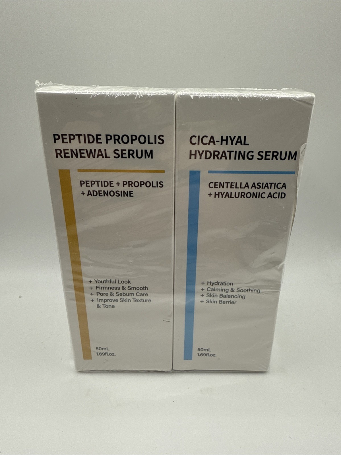 Peptide Propolis Renewal Serum & Cica-Hyal Hydrating Serum -