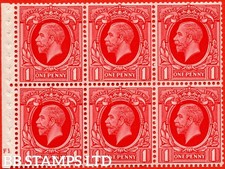 SG. 440g. NB22 1d Scarlet. A mounted mint INTERMEDIATE FORMAT complete bo B68314