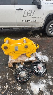 can NEW 80mm Pins Hydraulic Quick Coupler Pin Grabber CAT 320 C D E