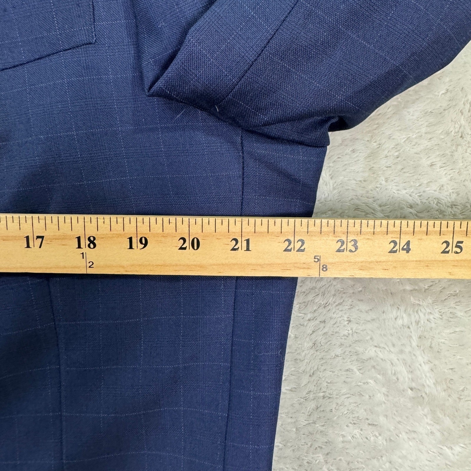 Brooks Brothers Explorer Regent Fit Navy Plaid Blazer Sport Coat Mens 44R thumbnail 10