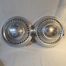 Pair 1967-76 Dodge 34 Ton Truck Van 12 Dog Dish Hubcaps Mopar Pickup Pair 1967-76 Dodge 34 Ton Truck Van 12 Dog Dish Hubcaps Mopar Pickup