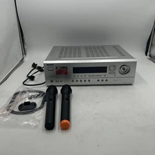 Onkyo HT-R8230 AV Receiver and 2 Mics