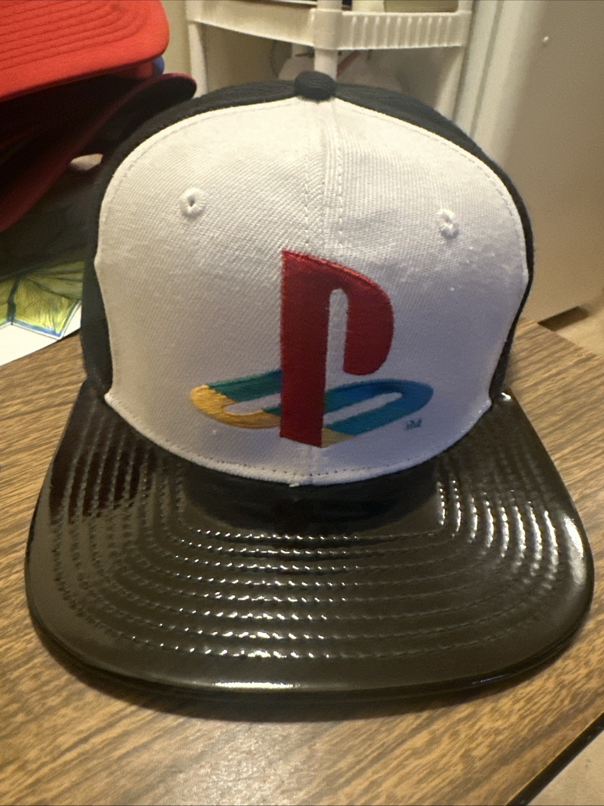 PlayStation Hat Snapback Cap Adjustable Black Fla… - image 1