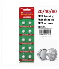 SR927SW-395-AG7 batteries  20/40/80 FREE TRACKING SHIPPING RETURN
