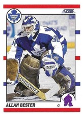 ALLAN BESTER 1990-91 SCORE CARD NEAR MINT+ CONDITION