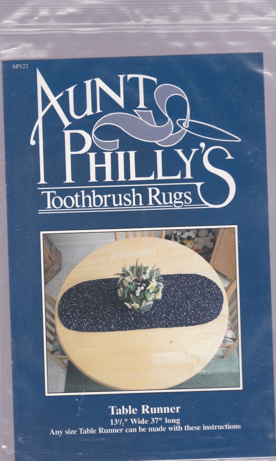 AUNT PHILLY''S TOOTHBRUSH TABLE RUNNER