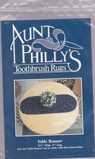 AUNT PHILLY''S TOOTHBRUSH TABLE RUNNER