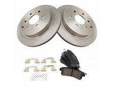 For 2014-2021 Infiniti QX80 Brake Pad and Rotor Kit Rear 41386ZMQF 2015 2020