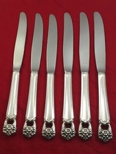 1847 Rogers Bros ETERNALLY YOURS Silverplate Lof of 6-Hollow Dinner Knives