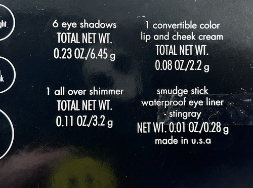Stila “Name In Lights” Makeup Palette NEW In Box Including Smudge Stick Eyeliner - Picture 7 of 7