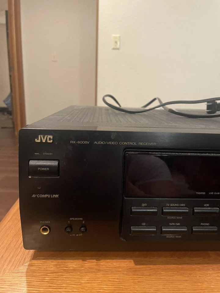 JVC RX-6008V AV Audio Video Control Receiver Surround Sound - TESTED - No Remote - Image 3 of 4