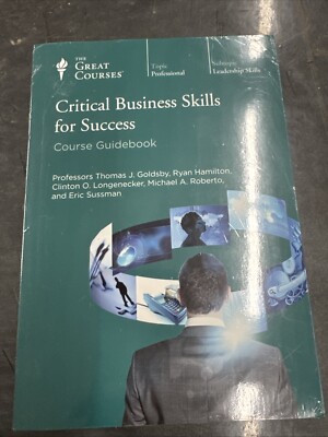 Great Courses Critical Business Skills For Success DVD s Vol 1 & 2 W/Guide Book